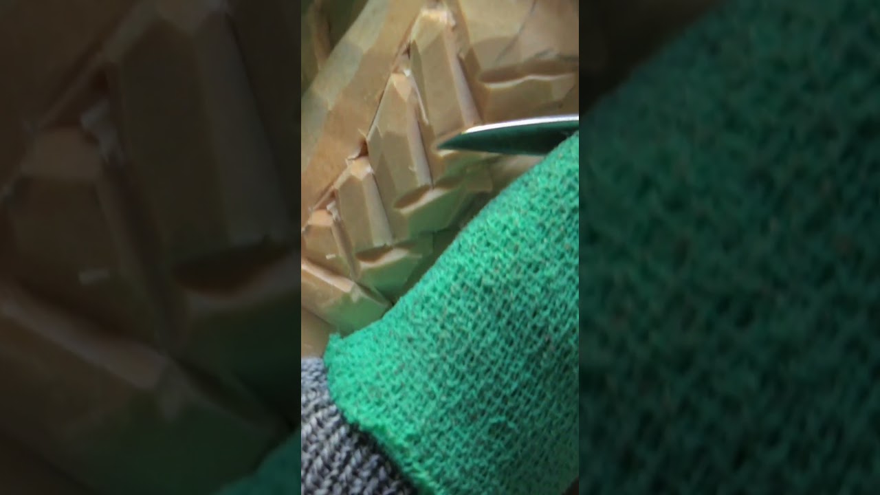 How To Carve A Braid in Wood - Step By Step! #woodcarving #asmr #asmrvideo #asmrsounds  #whittling