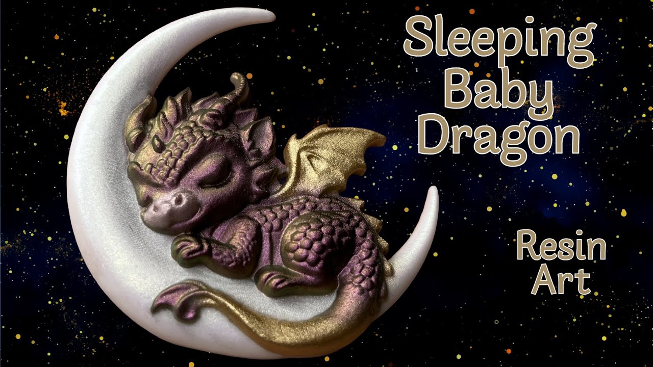 #016 The cutest little resin BABY DRAGON!