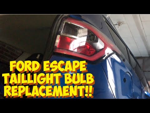 2017 Escape Taillight bulb replacement (13-19)