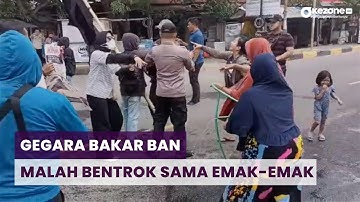 Dipicu Aksi Bakar Ban, Demo Mahasiswa Bentrok dengan Emak-Emak di Pinrang