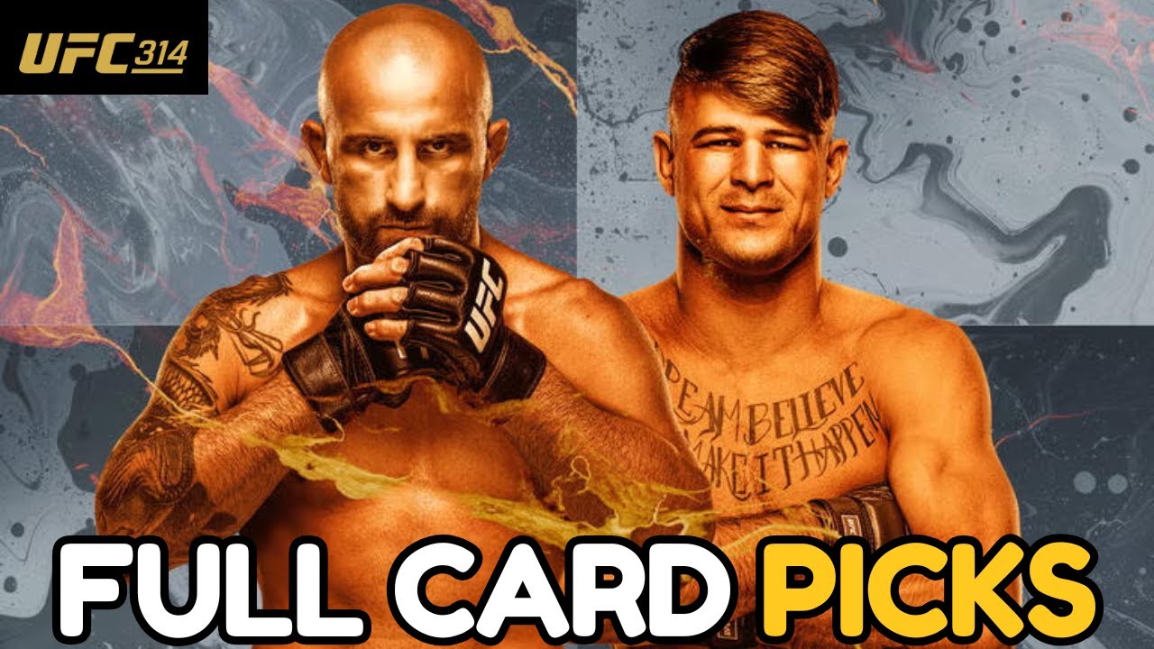 Full Card Breakdown & Predictions For UFC 314 (Volkanovski vs Lopes ...