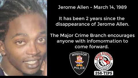 Jerome Allen Homicide: Family Plea & Reward Increase