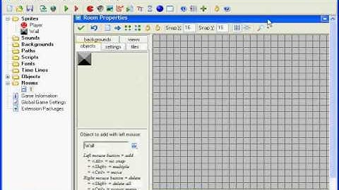 How to make a scrolling view in game maker