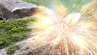 Exploding apple