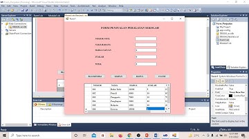 MEMBUAT FORM PENJUALAN MENGGUNAKAN APLIKASI MICROSOFT VISUAL STUDIO 2010 (UAS PEMROGRAMAN VISUAL)
