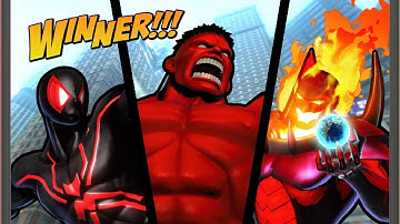 ULTIMATE MARVEL VS. CAPCOM 3 Spider-Man Dormammu Red hulk Arcade