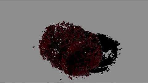Lightwave 3D 2020 - VDB Spiral Blood 01a