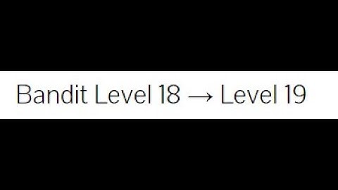 Overthewire: Bandit WalkThrough Level 18 to Level 19