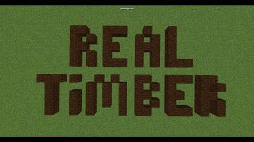 Real Timber datapack tutorial