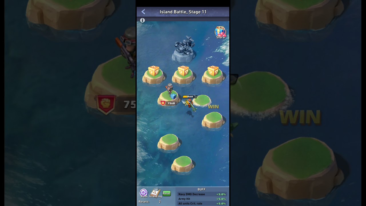 Top War Guides - Island Battle Guide and What to buy in the Island Store + hidden effect basics