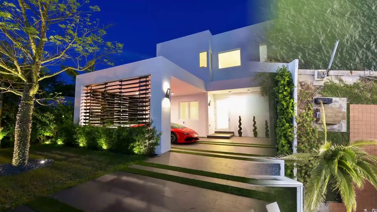 5 Bedroom Luxury waterfront in Miami Beach - YouTube