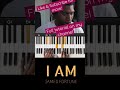I Am - James Fortune #gospelmusic #christianmusic  #hybridmusicians #piano  #pianotutorials