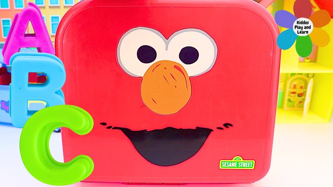 Letters, Numbers & Colors with Sesame Street's Elmo & Cookie Monster Carry  Case 