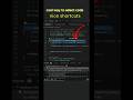selecting code pro by clicking , shortcuts #flutter #vscode #flutterfavorite #shortcut #flutterdev