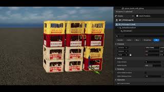 Japanese Crates using UE5 Procedural Content Generation (PCG)