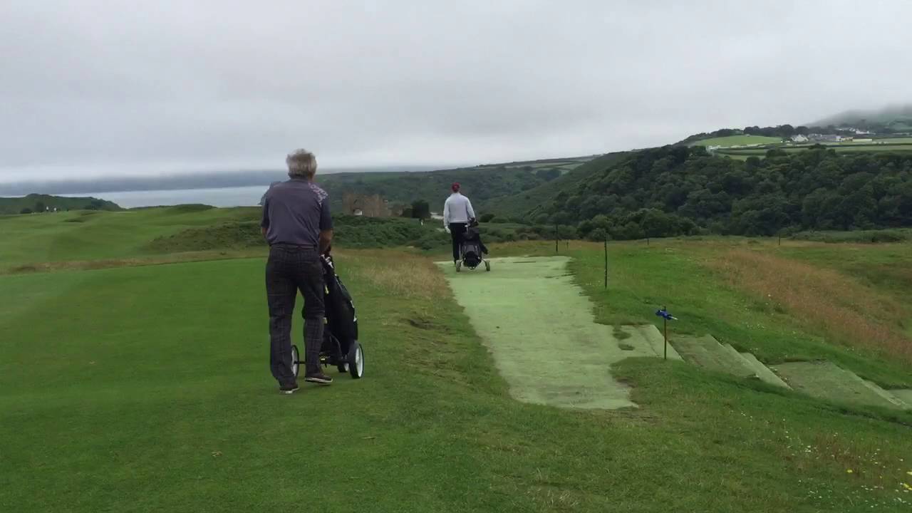 Pennard Golf Club, 6th green, 7th tee