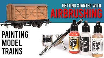 Getting Started Painting Model Trains | I Got An Airbrush!