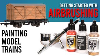 Getting Started Painting Model Trains | I Got An Airbrush!