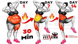 30 Minutes Standing Abs Workout for Stubborn Belly Fat 🔥 Flatten Hanging Belly