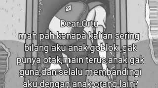 Dear ortu aku hanya titipan, cocok buat story whatshapp