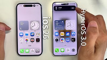 Quick UI Comparison: HyperOS 3.0 vs iOS 26