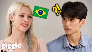 Korean Teens Meet Brazilian K-POP Idol Member For The First Time! (Ft. Gabi of BLACK SWAN)