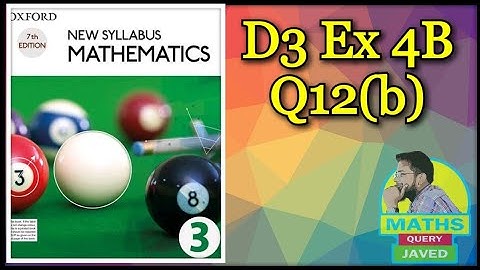 Q12(b) || Ex-4B || NSM || D3 || Indices and standard form || O