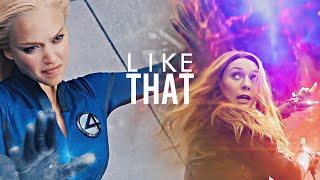 Wanda Maximoff & Susan Storm || Like That