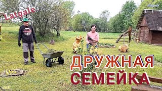 Latvija Latgale Свой личный парикмахер В Латгальской деревне староверов Огурцы Уборка Рыба ожила