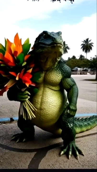 Monster Kadal Pengoleksi Bunga