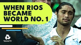 The Day Marcelo Rios Became World No. 1 🥇: Rios vs Agassi | Miami 1998 Final Highlights