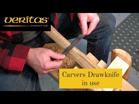 Veritas PM-V11 Carver's Drawknife, Carver's