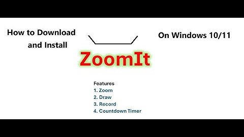 How to Download and Install ZoomIt on Windows 10/11