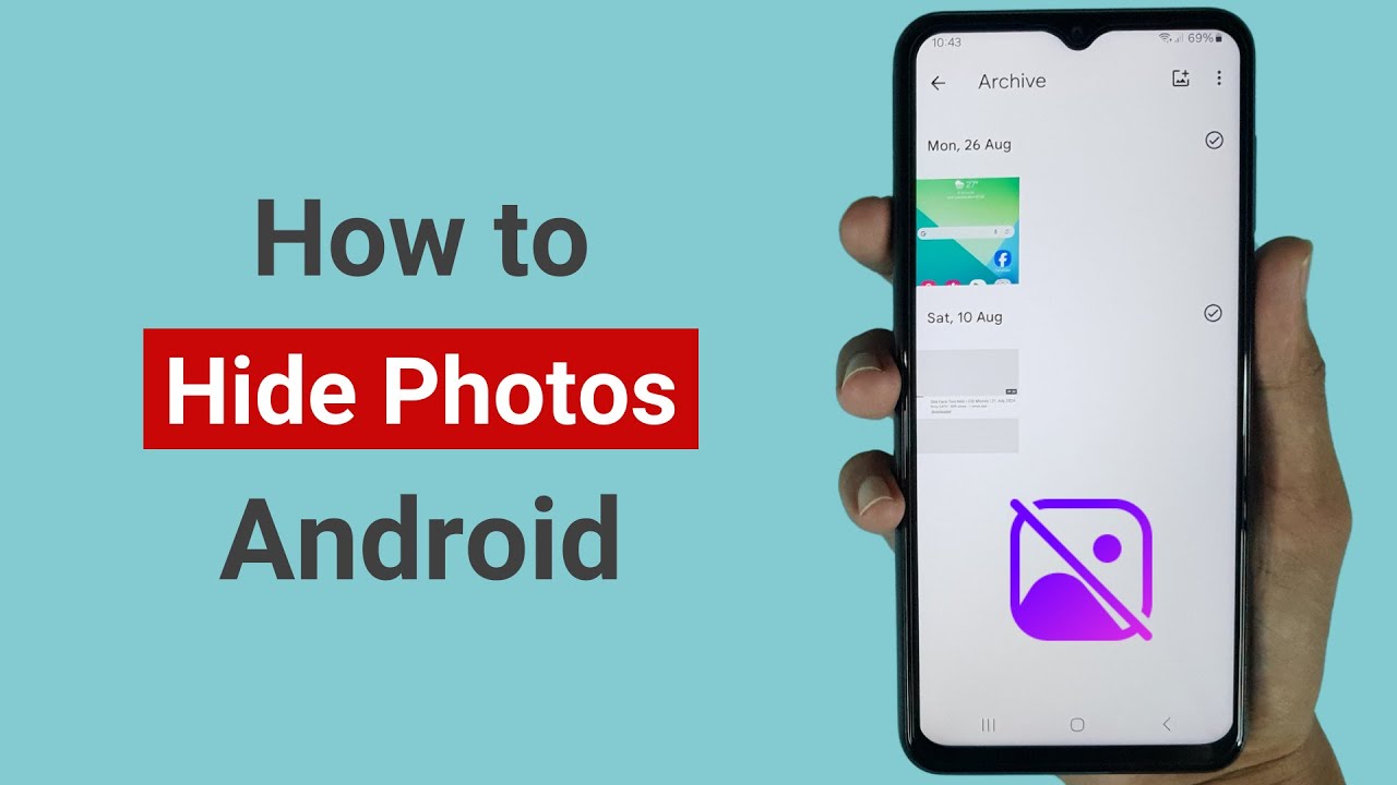 How to Hide Photos on Android - YouTube