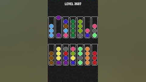 Ball Sort Puzzle Level 3507