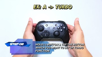 【Brook Converter】How to Set Turbo on Brook Converter with SWITCH Pro controller