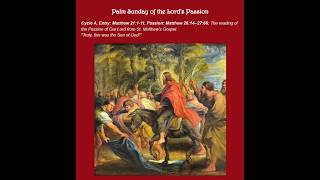 Palm Sunday Mass, 5:15 PM, 03/28/2026, St. Thomas of Canterbury, San Jose