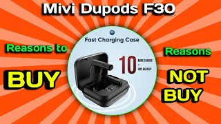Mivi Dupods F30 Reasons To Buy And Reasons not to Buy only Rs 999 #mividupodaf30