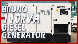 Bruno Perkins Diesel Generator 110kVA – XP11177 Test #perkins | #fgwilson Authorised Dealer