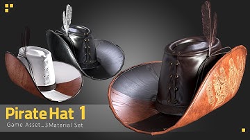 Pirate Hat Game Asset