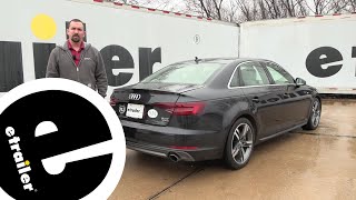 etrailer | Stealth Hitches Hidden Rack Receiver Installation  2018 Audi A4