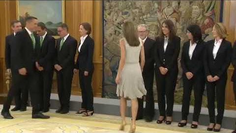 S.M. la Reina recibe en audiencia a la empresa IDAI Nature