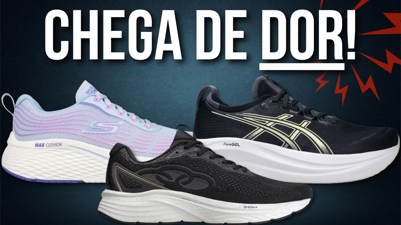 💥 Fica em pé o dia inteiro? Veja os 3 tênis mais confortáveis de 2026!