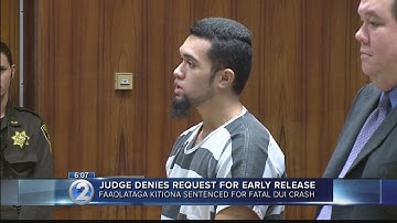 Driver behind deadly DUI crash in Nanakuli denied early release