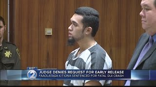 Driver behind deadly DUI crash in Nanakuli denied early release