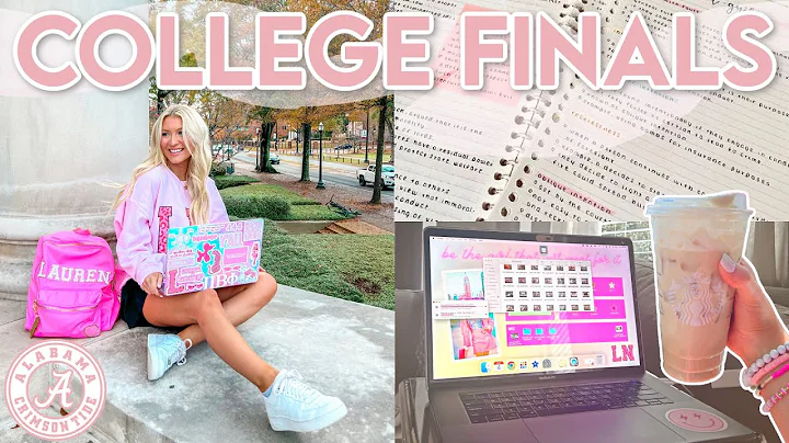 COLLEGE FINALS WEEK | Studying, Senior Year Final ...