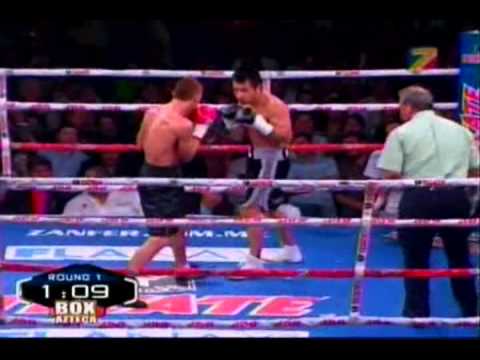 Marco Antonio "Baby Face Assassin" Barrera Vs Jose Arias Round 1