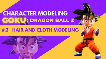 Character Modeling | Dragonball Z | Goku | Part 2 |  Blender #tutorial #dragonball #dragonballz