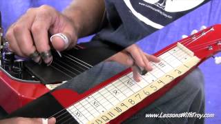 Understanding The Fretboard - C6 LAP STEEL - Vol. #1 chords