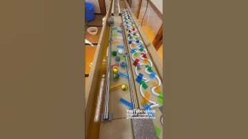 Marble Run (A wiggly marble run course with beautiful sound) #3 #ASMR